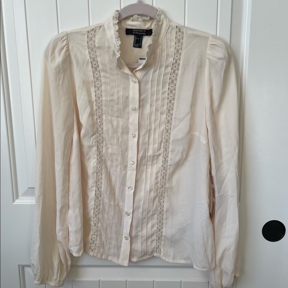 Forever21 new with tags high collared shirt